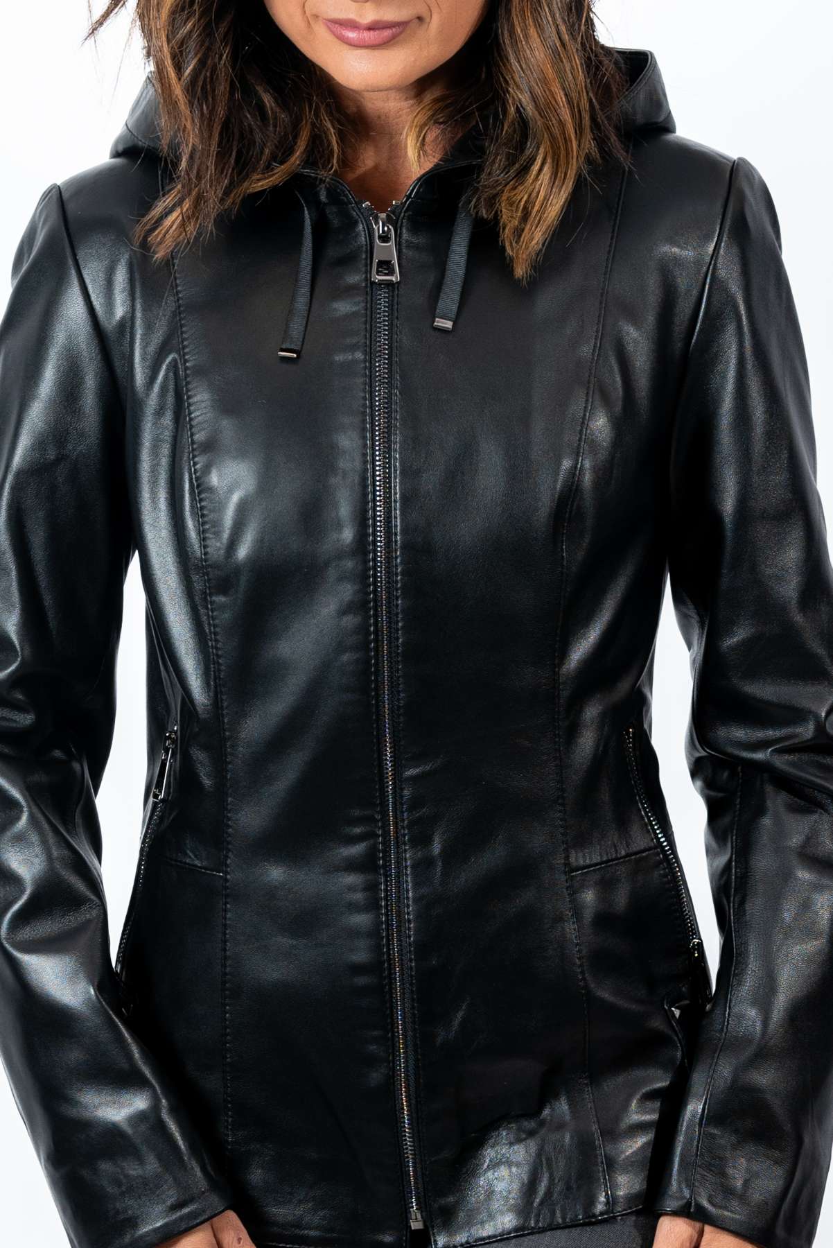 Women's leather jacket Alisa Black
