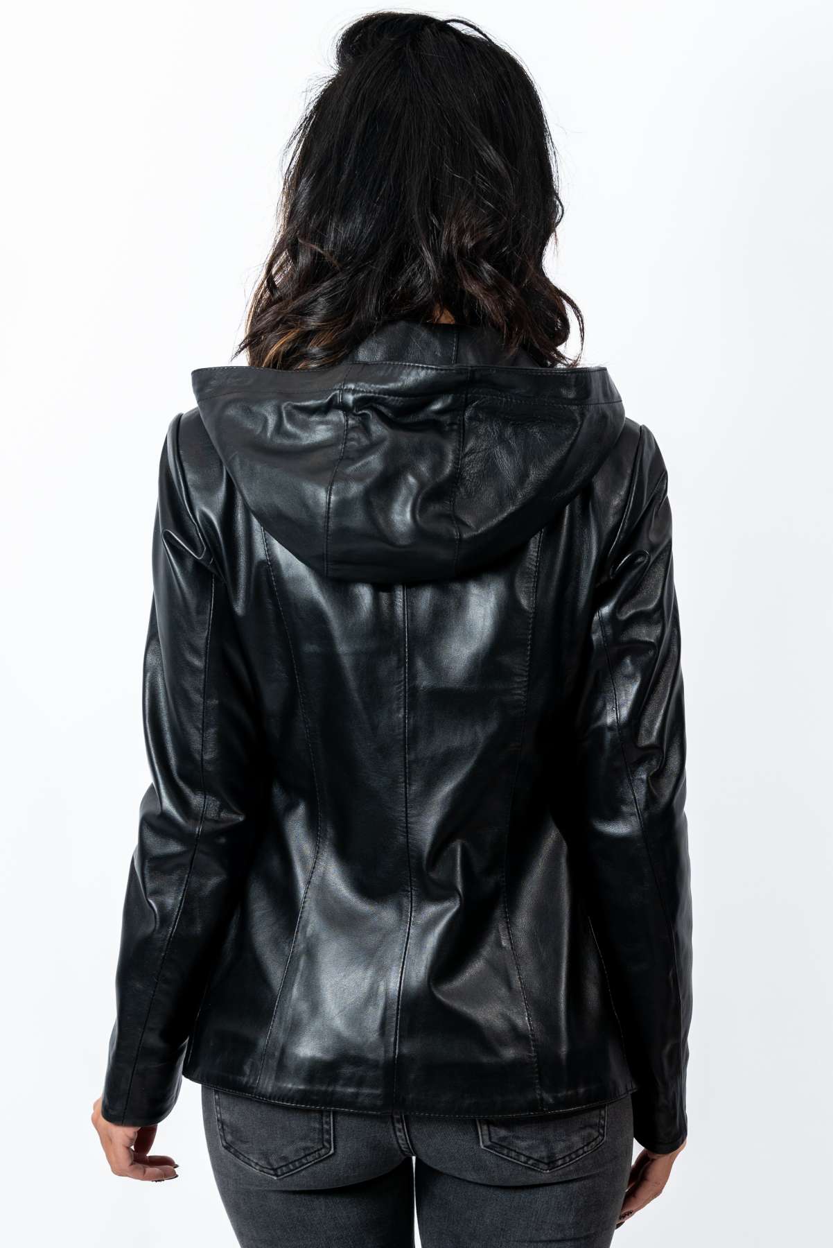 Women's leather jacket Alisa Black