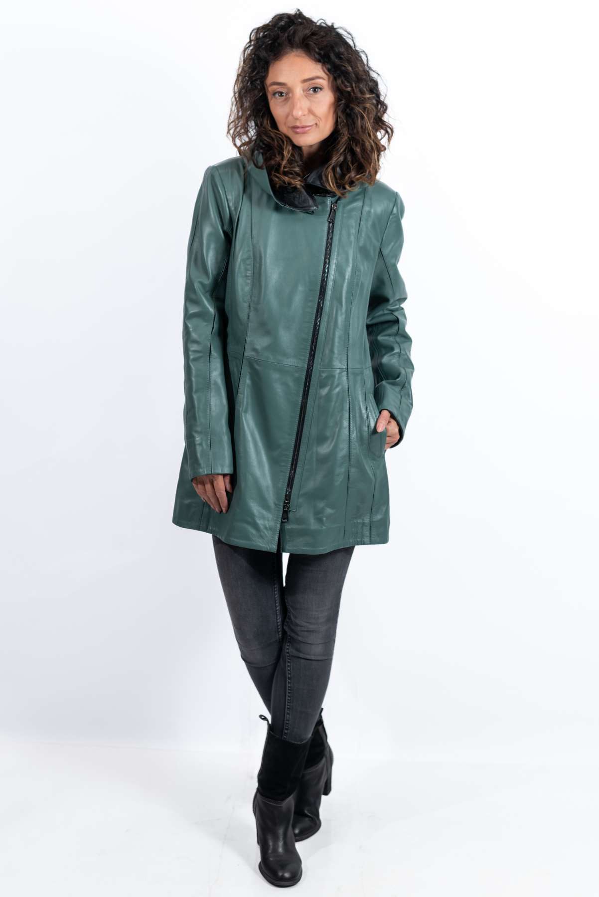 Women's leather jacket Zornitsa