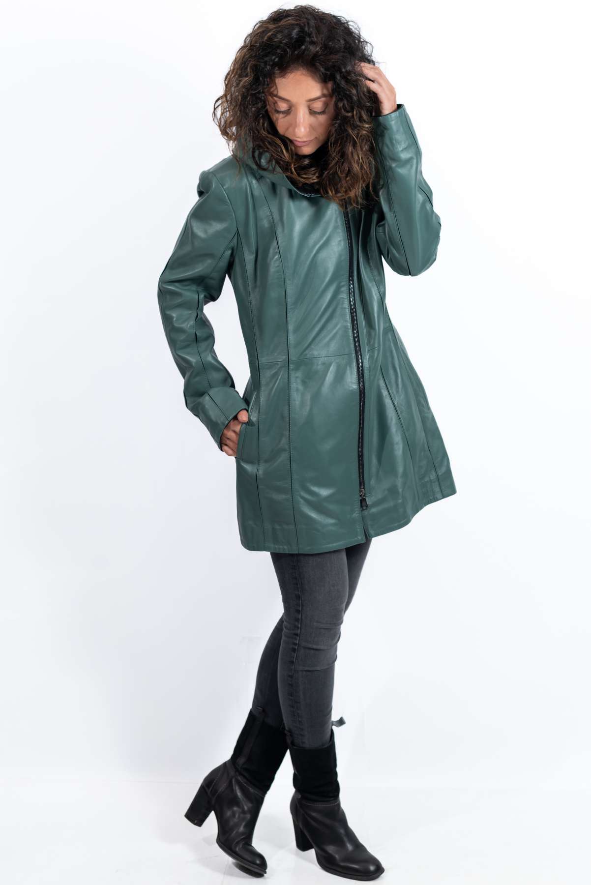 Women's leather jacket Zornitsa