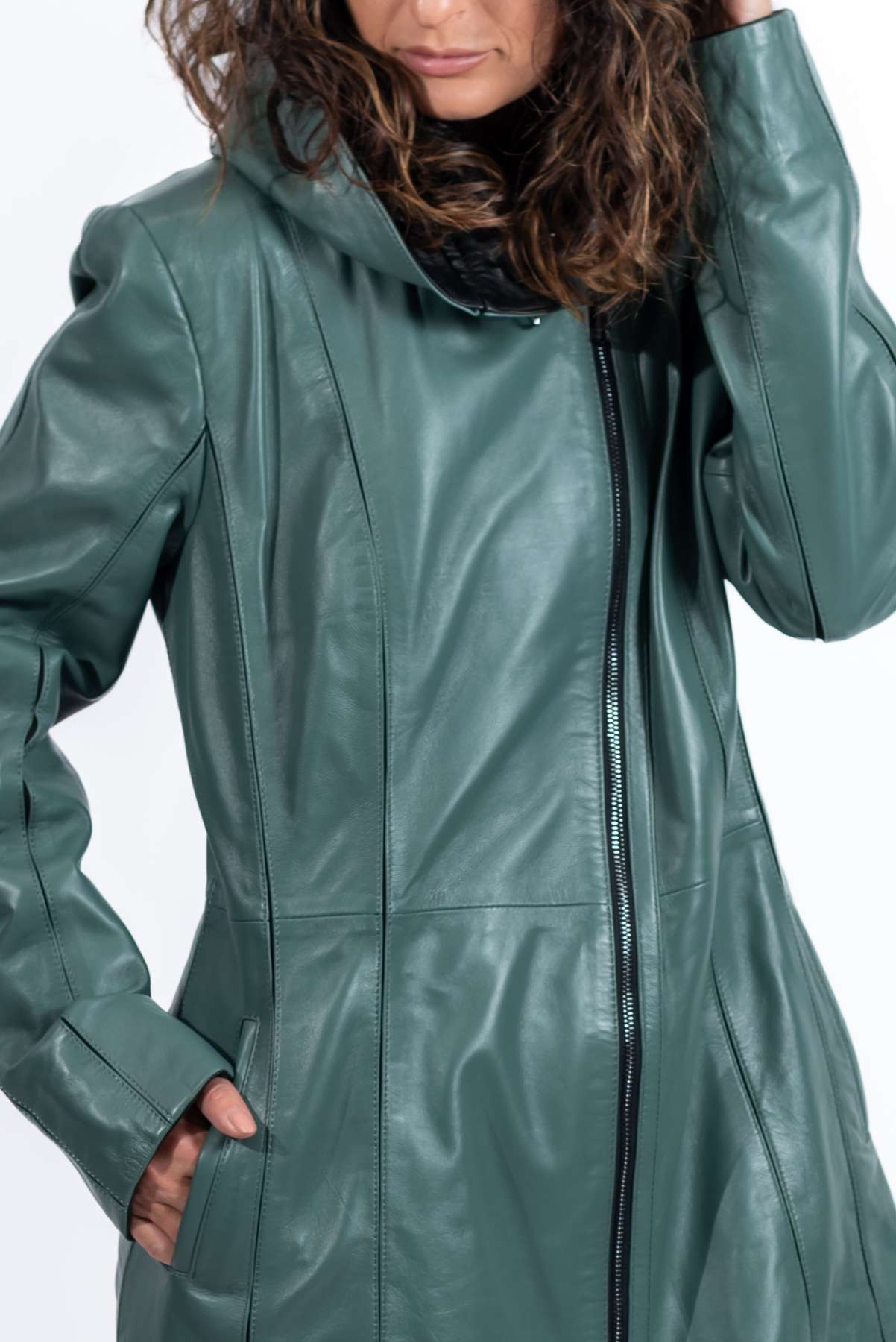 Women's leather jacket Zornitsa
