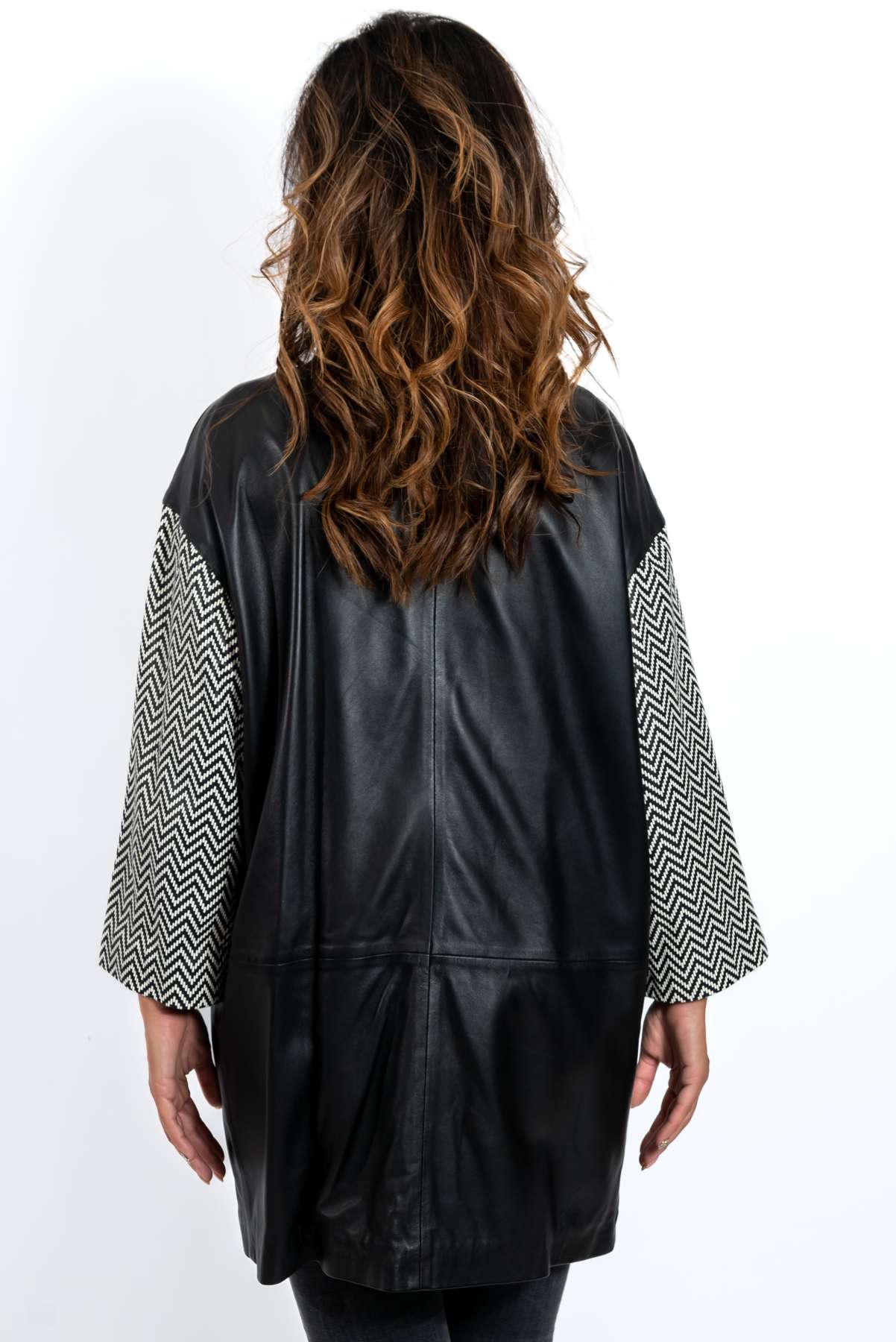 Women's leather coat Anita Black
